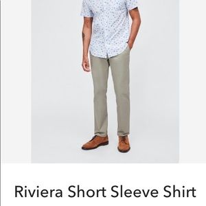Riviera Short Sleeve Shirt, Slim Fit, Medium